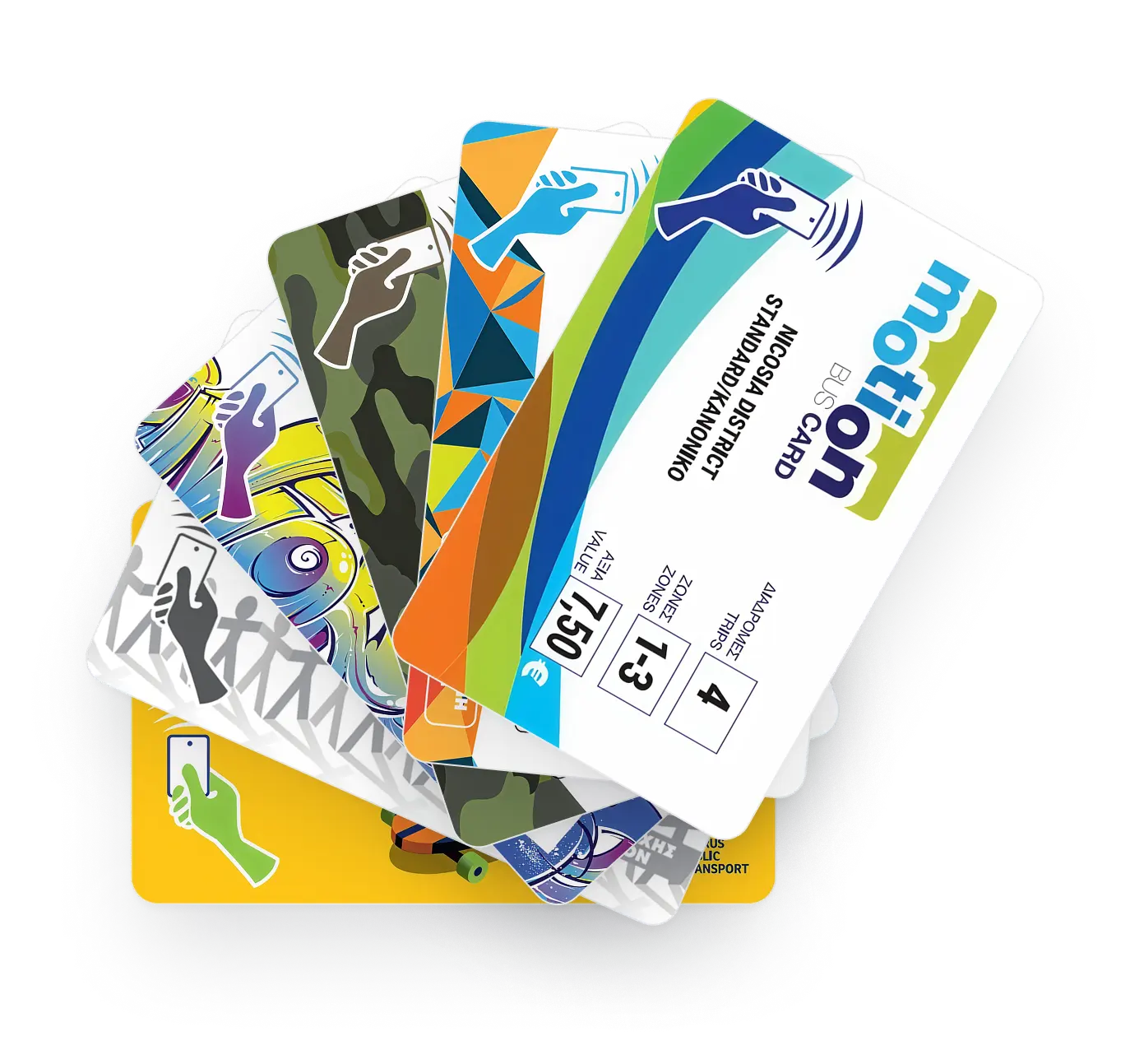 A person wearing a denim jacket and backpack holds books and uses earphones. A yellow chat bubble is superimposed on the left. The scene is casual and academic.